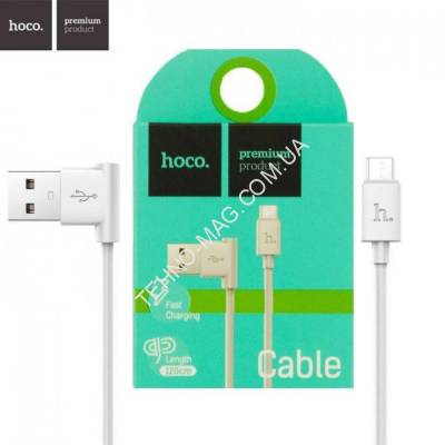 Кабель Hoco Ump 10-L micro USB  кутовий  фото